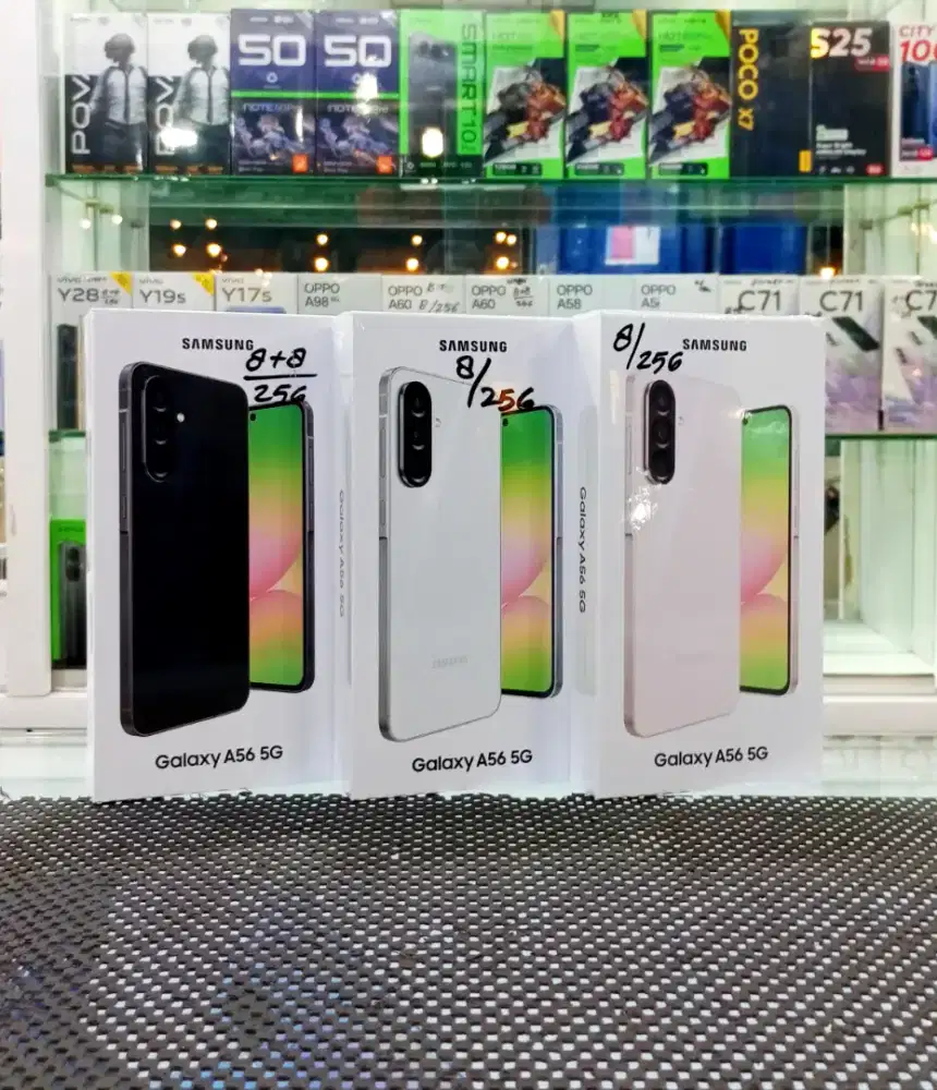 BARU..SAMSUNG A56 5G RAM 8+8/256 SEGEL/GARANSI RESMI.