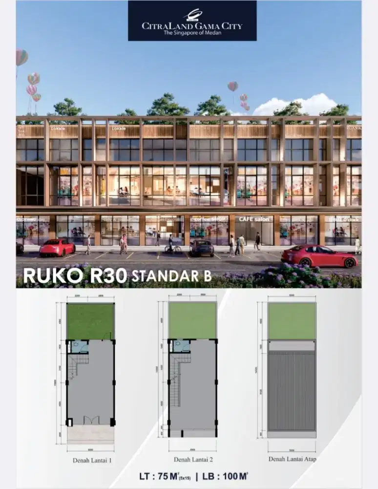 Ruko Blok R30 Citraland Gama City