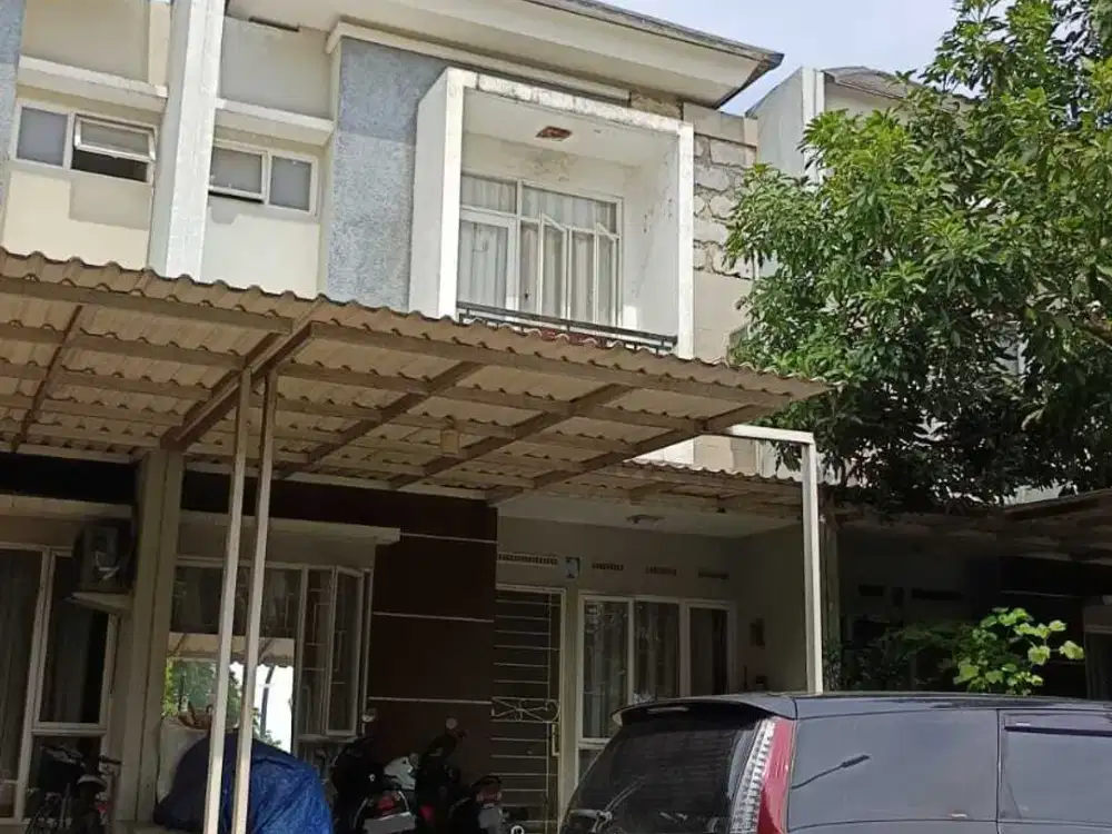 Rumah 2 Lantai depan Taman dalam Cluster di Metland Menteng, Cakung