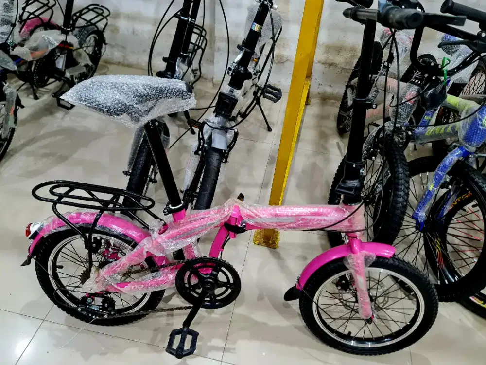 Sepeda Lipat 16 Inch MORISON BY PACIFIC ( GIGI 7 SPEED & REM CAKRAM )