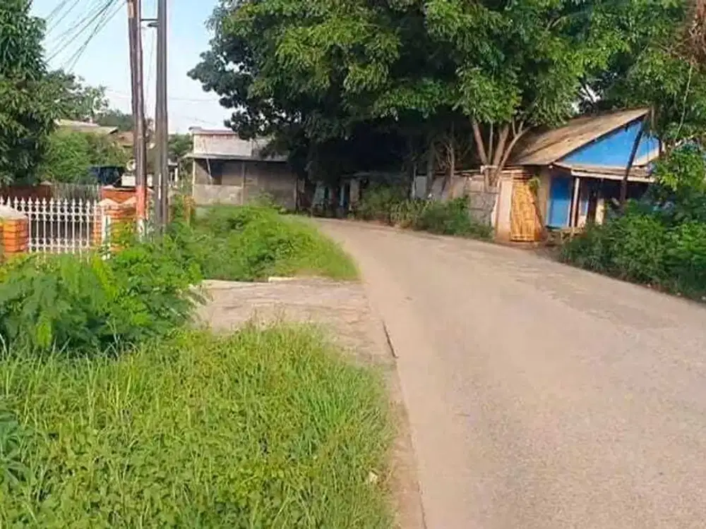 Tanah Luas 649 SHM di jalan raya Babelan Bekasi cocok utk tempat usaha