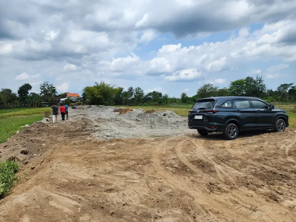 dekat STPN; Tanah Kavling tepi Aspal Siap Bangun