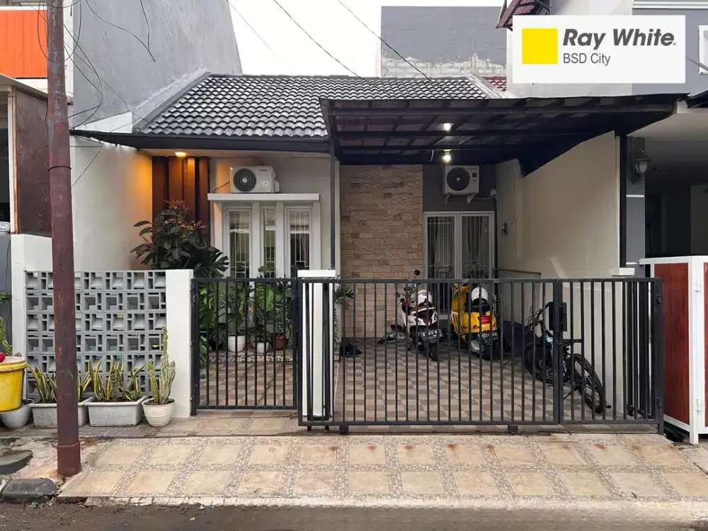 Rumah semi cluster NUSA LOKA BSD CITY ,1 LANTAI