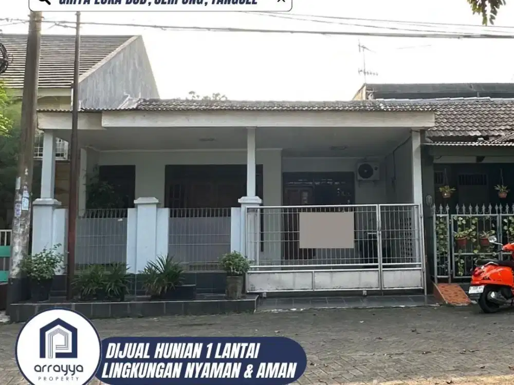 RUMAH 1 LANTAI LOKASI DI NUSA LOKA BSD .ARB50.