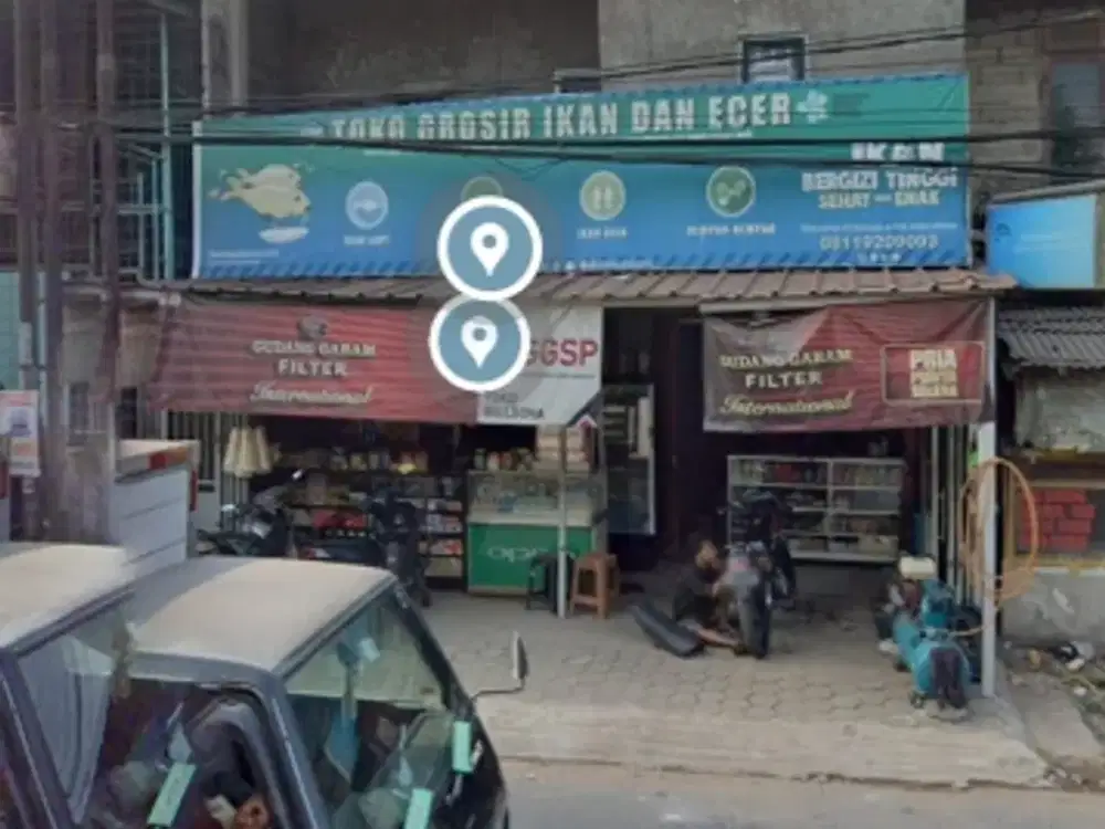 dojual murah ruko pinggir jalan depan taman buah mekarsari cileungsi