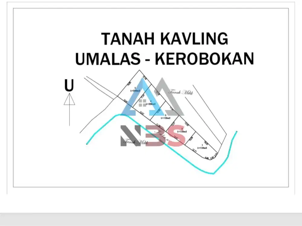 DIJUAL TANAH DENGAN VILLA TUA LOKASI UMALAS BADUNG BALI