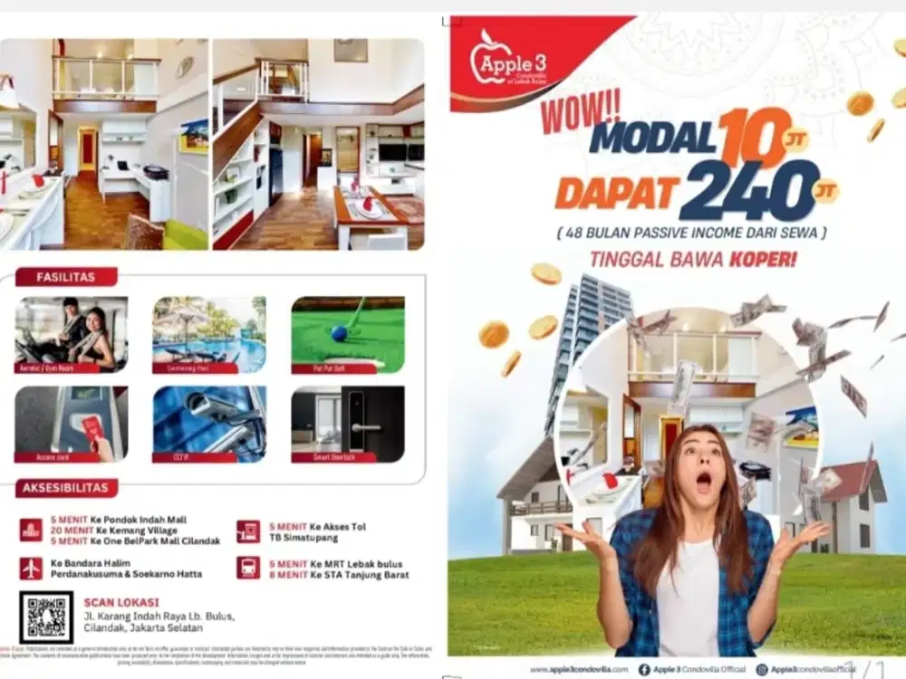 Hunian Mewah Murah cicilan FREE 3 tahun Di Jakarta Selatan