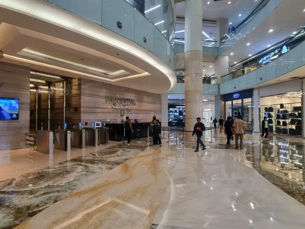 Kantor Bare 220m2 Rp 180rb permeter lokasi di tengah Mall Kokas