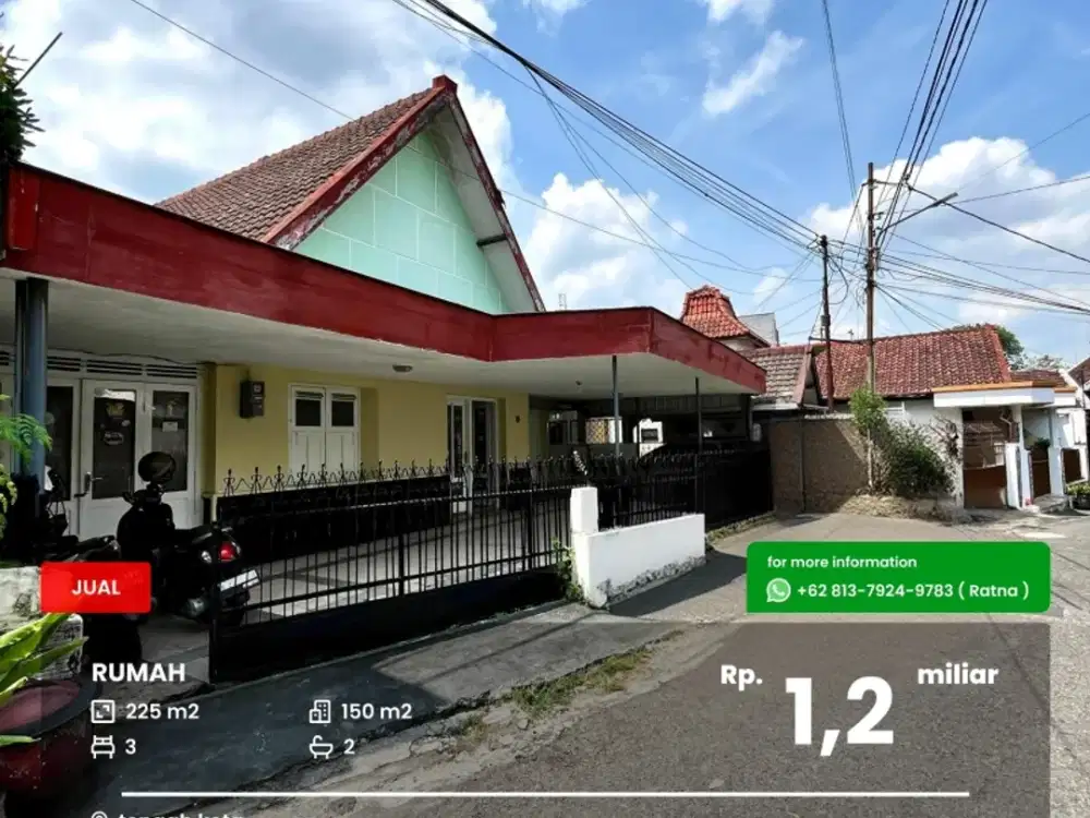 Rumah luas di pusat kota