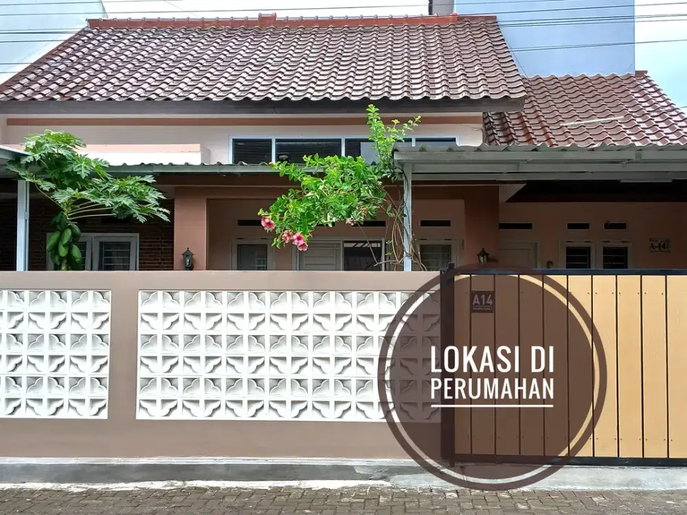 Dijual rumah siap huni tinggal bawa koper nyaman dekat kota