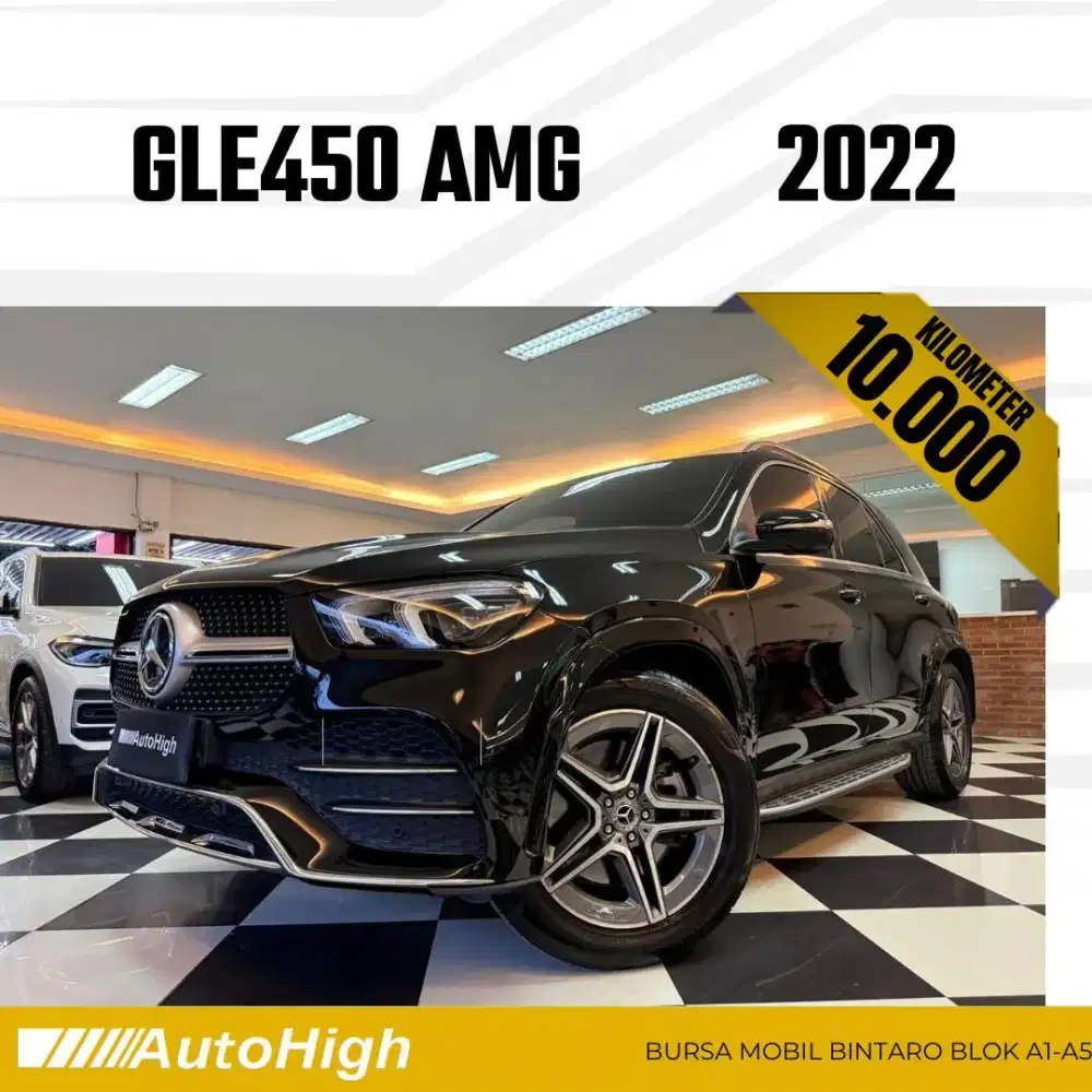 DP10% [Km10.000] GLE450 AMG 2022 Black / GLE 450 Reg 2023 #AUTOHIGH