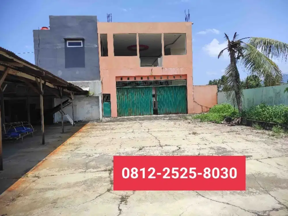 Gudang dan kantor luas strategis dekat univ Muh Sumbar Padang MD