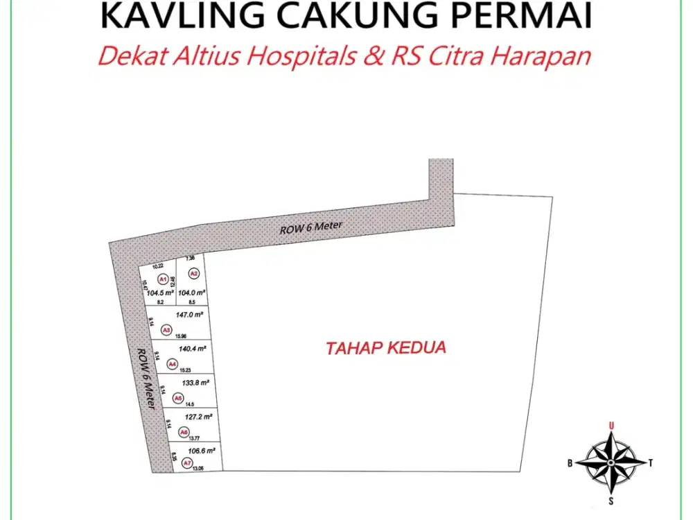 Tanah Kavling Dekat Transera Waterpark Investasi untung 30% Pertahun