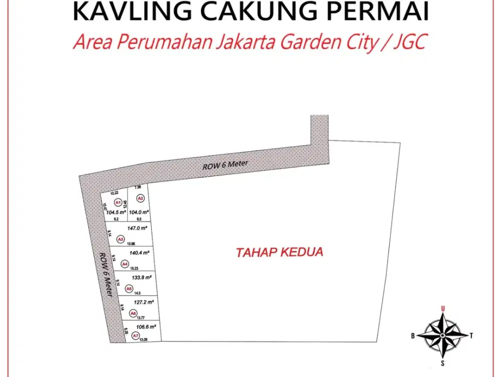 500 Jt An Kavling SHM Area Cilincing, Jakarta