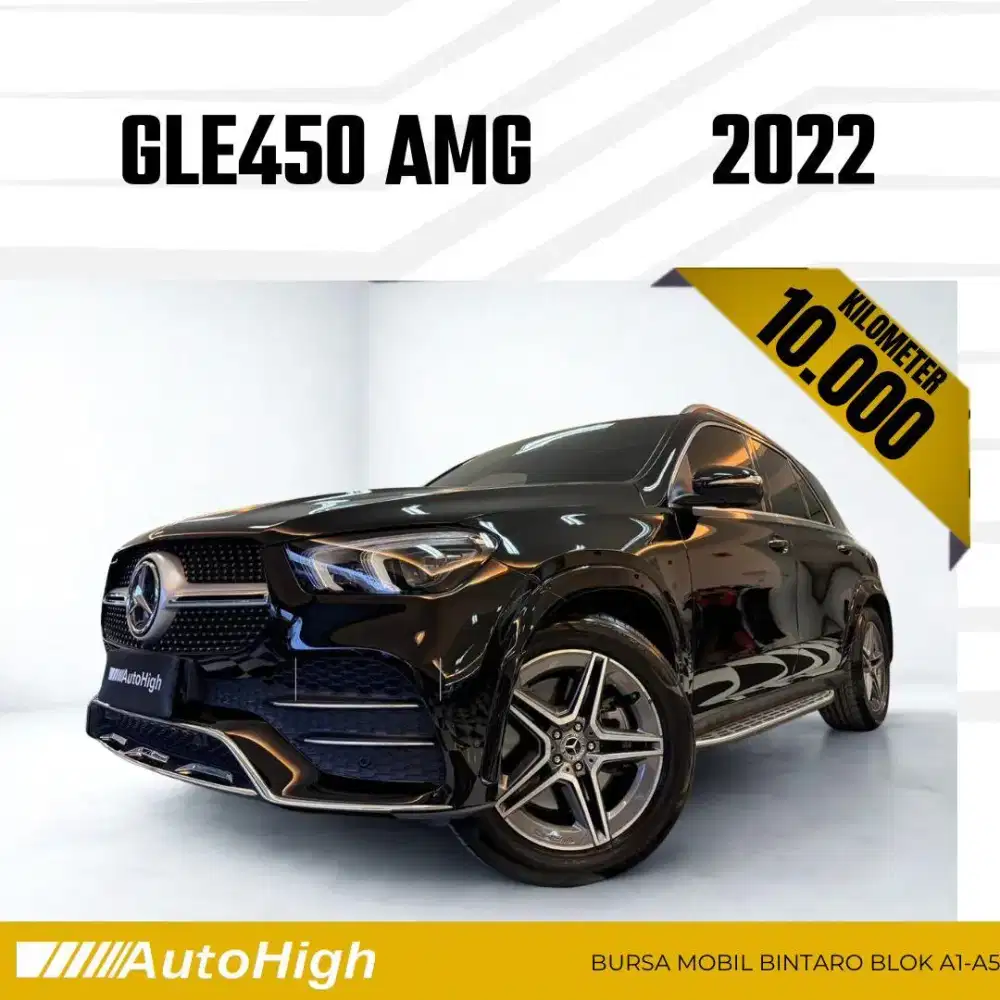 DP10% [Km10.000] GLE450 AMG 2022 Black / GLE 450 Reg 2023 #AUTOHIGH