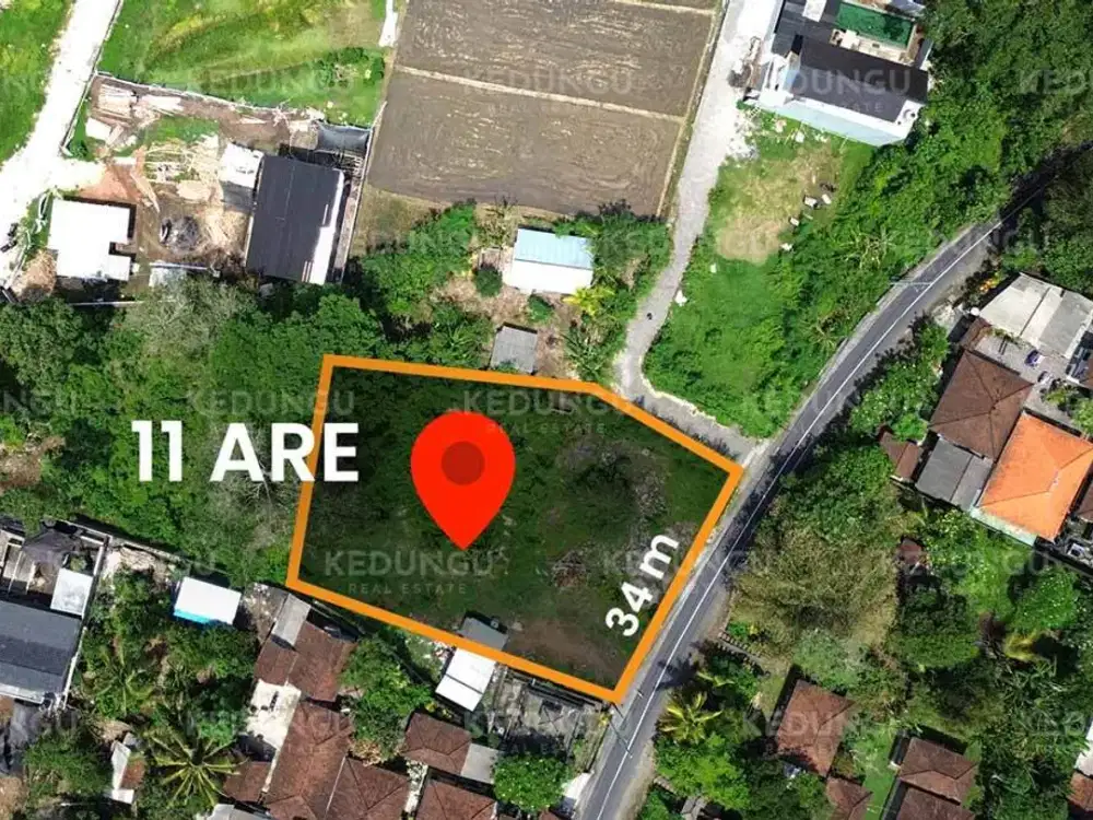 11-Are Leasehold Land in North Kedungu, Bali – Perfect for Villa