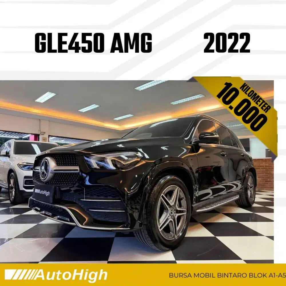DP10% [Km10.000] GLE450 AMG 2022 Black / GLE 450 Reg 2021 #AUTOHIGH