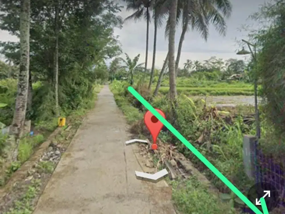 Tanah Murah View Gunung Merapi Hamparan Sawah Hijau