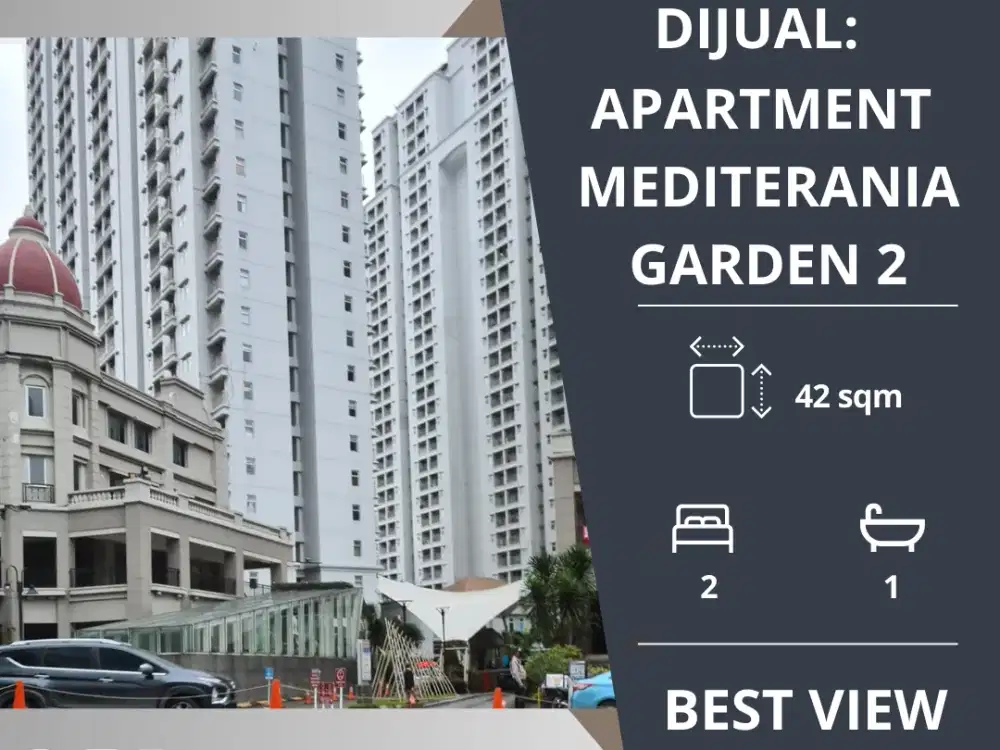 Dijual: Apartment Mediterania Garden 2, Tanjung Duren Jakarta Barat.