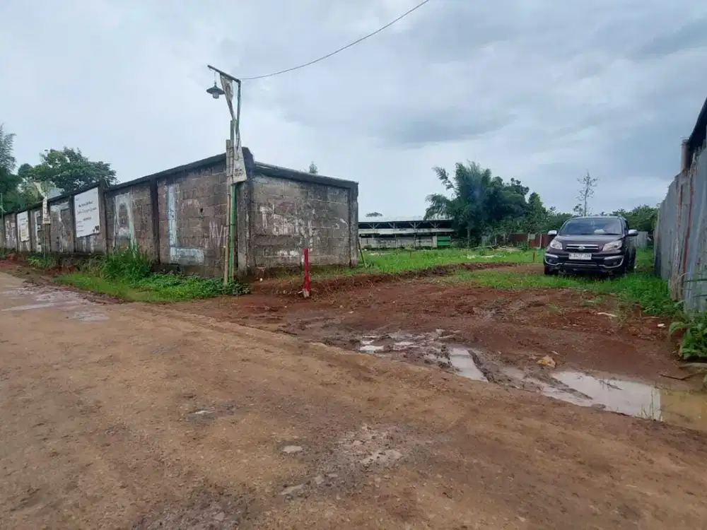 Tanah Kavling 120m 200 Juta, Dekat Calon Pintu Tol Bojonggede