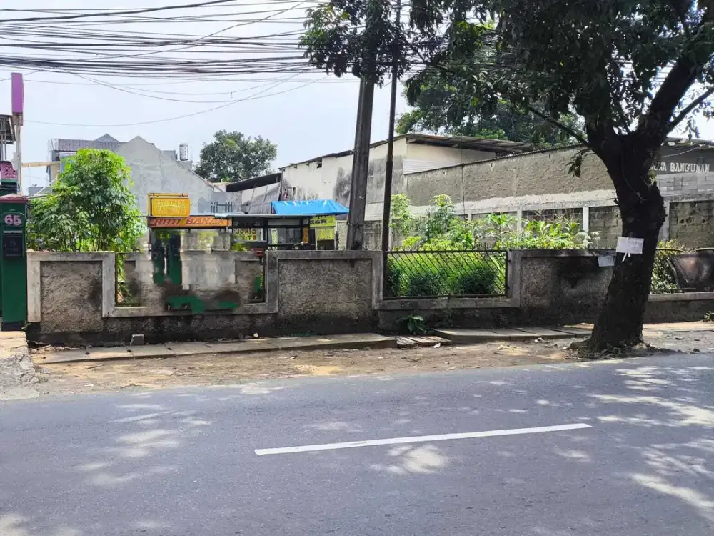 Tanah dijual cilangkap raya cipayung jaktim shm Luas 507 mtr