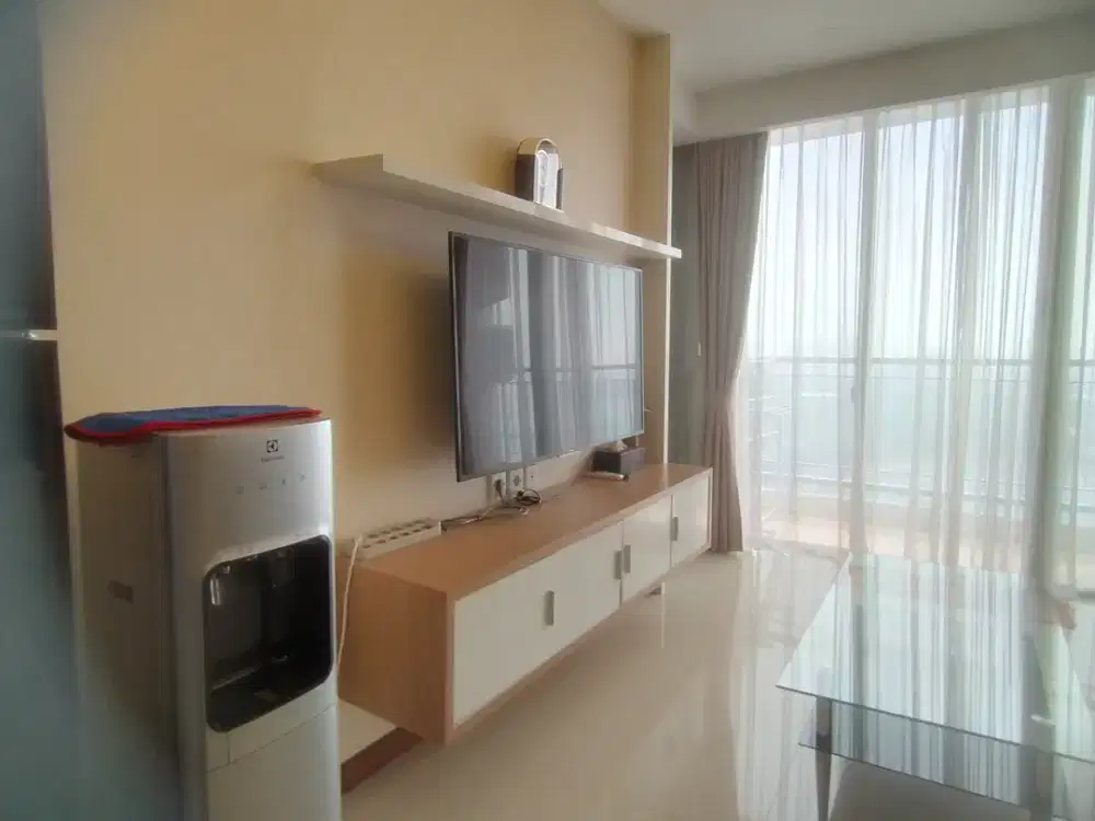 Disewa Apartemen Ancol Mansion 1BR View Laut, unit terawat