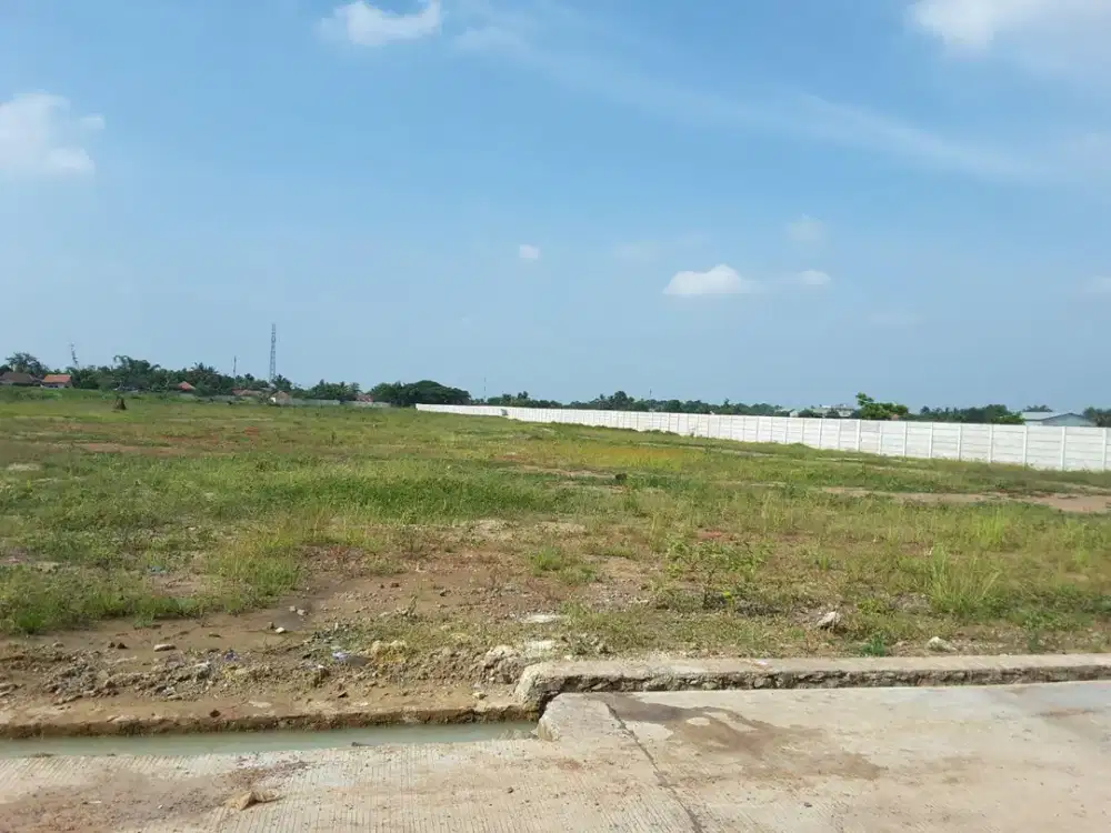 JUAL TANAH INDUSTRI SIAP BANGUN PABRIK DI BALARAJA BARAT