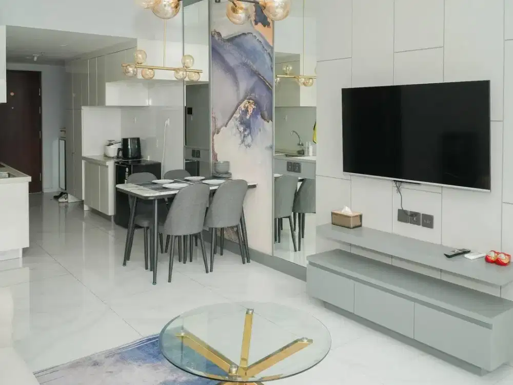 Jual apartemen 3 kamar semi furnish Sky House BSD City