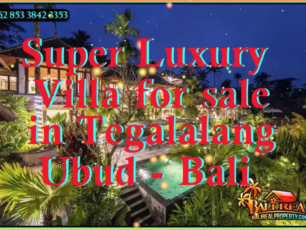 Prospek Villa Mewah di Ubud Lokasi Area Taro