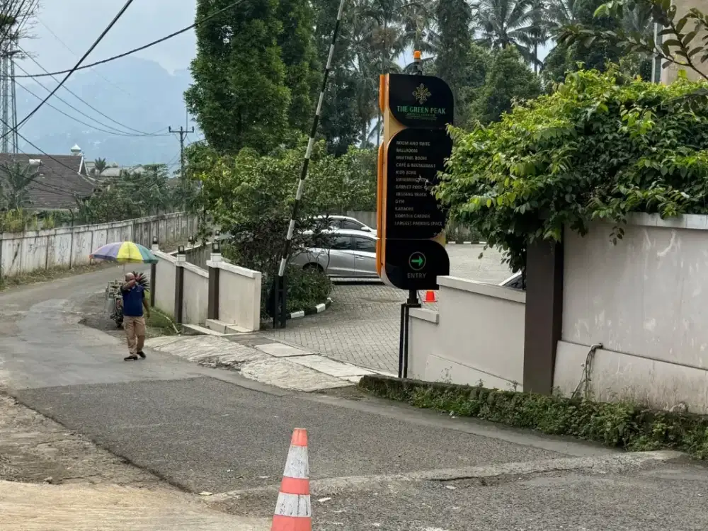 Jual tanah premium di jln kopo cisarua puncak bogor