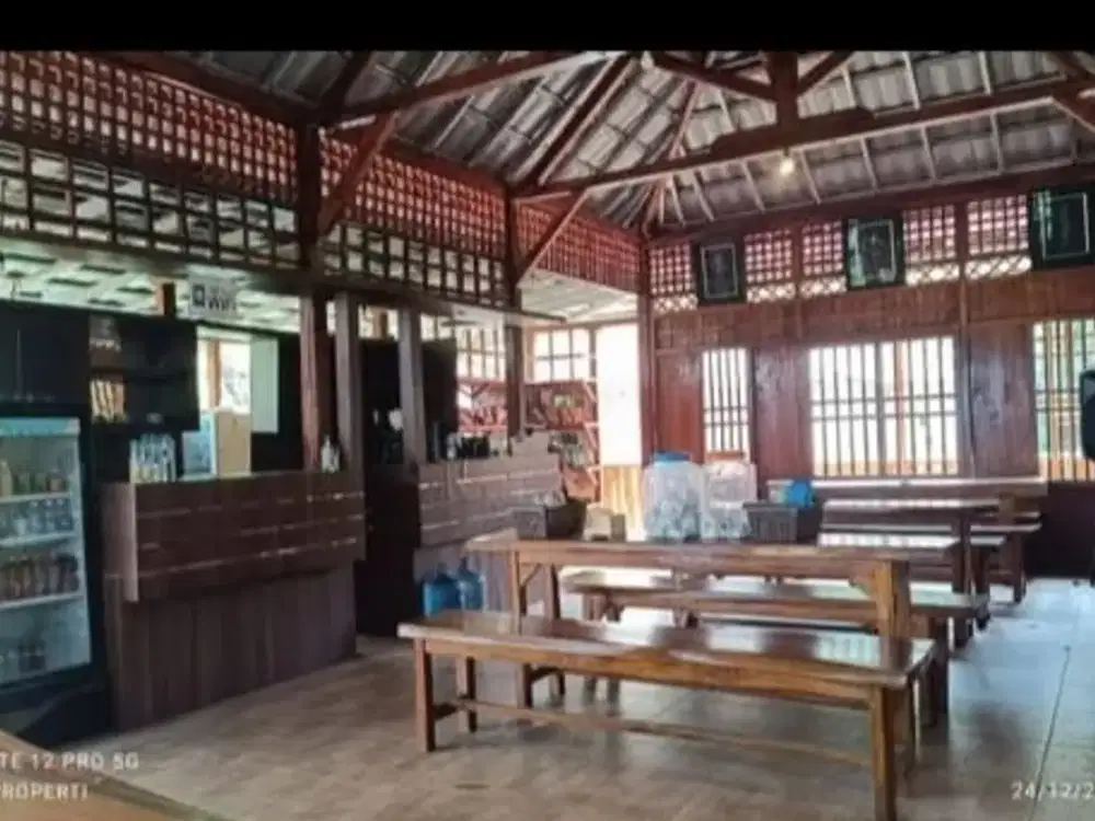 jual  murah villa + tempat usaha  kawasan pegunungan hunian asri