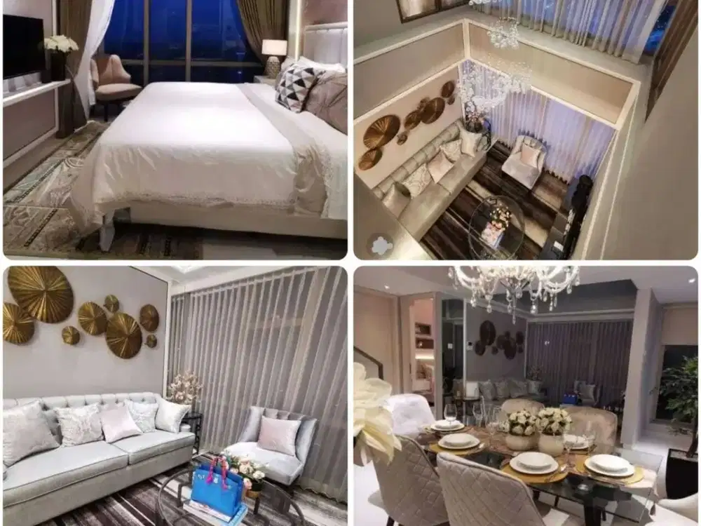 JUAL APARTMENT LA RIZ 3 BEDROOM FULL FURNISH MURAH