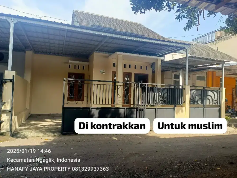 di kontrakkan dekat kampus UII untuk muslim