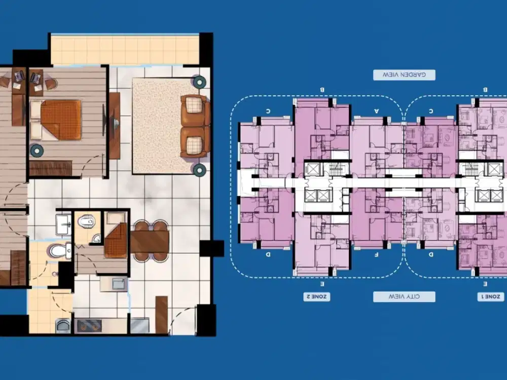 Apartemen mewah dibsd city