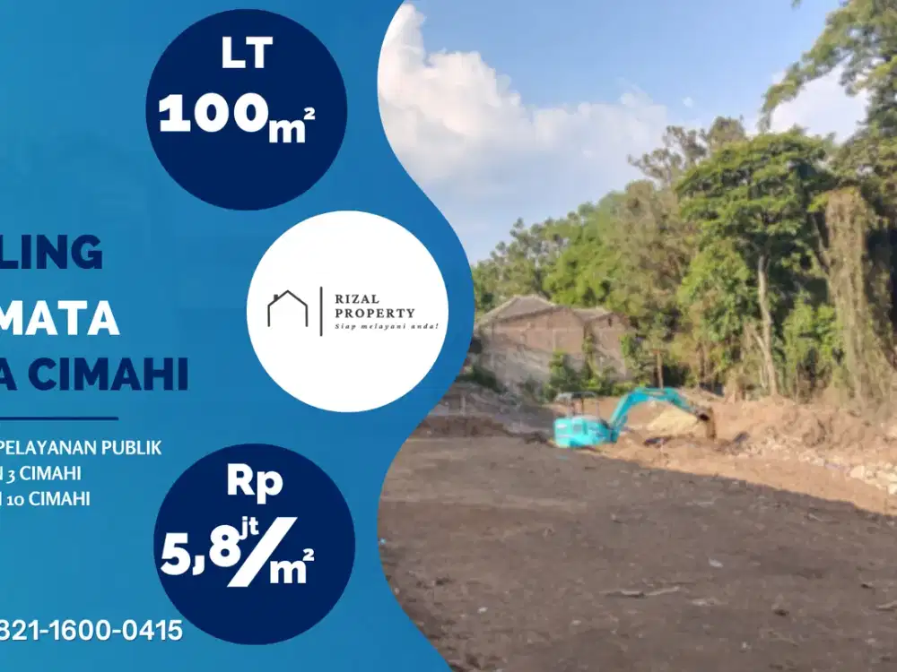 Tanah Kavling Luas di Cibabat! Dekat Sekolah & Pemkot, Harga Menarik!