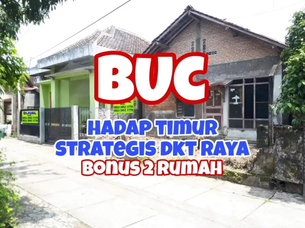 BUC Tanah Bonus 2 Rumah 418m2 dkt Janti Blok O Karangbendo Ambarukmo