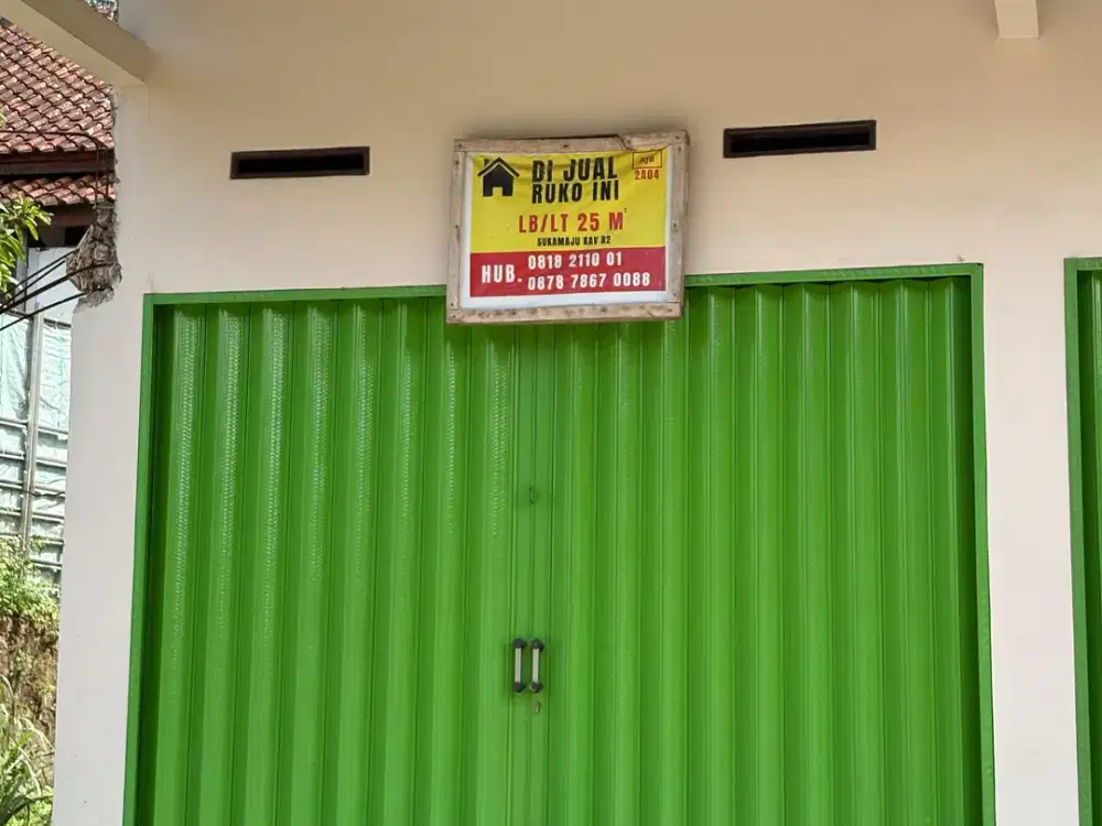 Dijual Ruko siap huni