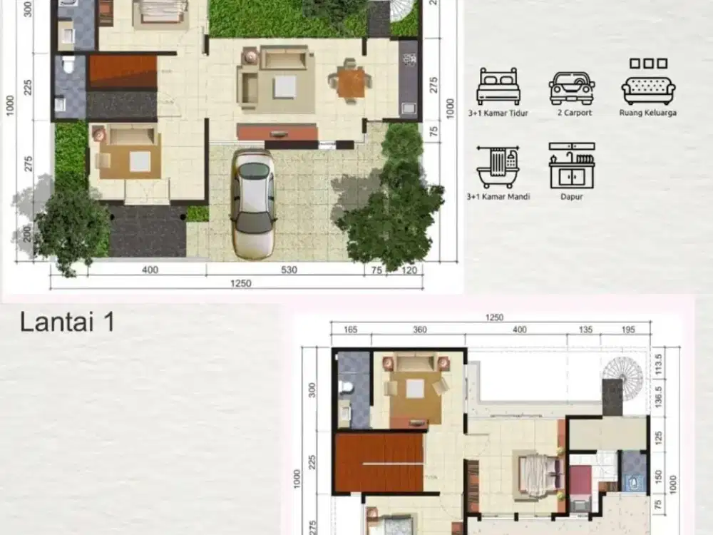 Istimewa Rumah SHM Full Furnished dlm Perumahan dekat Kampus Instiper