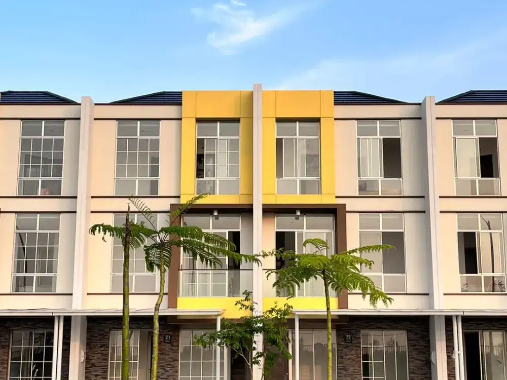 Rumah PIK 2 Tahap 2 DIJUAL 6x10 3 Lantai Depan Taman TERMURAH