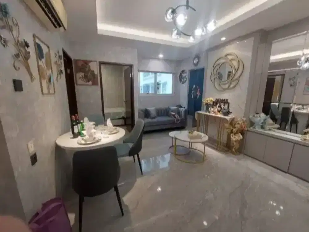 2BR+1 Furnished Apartemen Mediterania Garden 2 - Mall Central Park