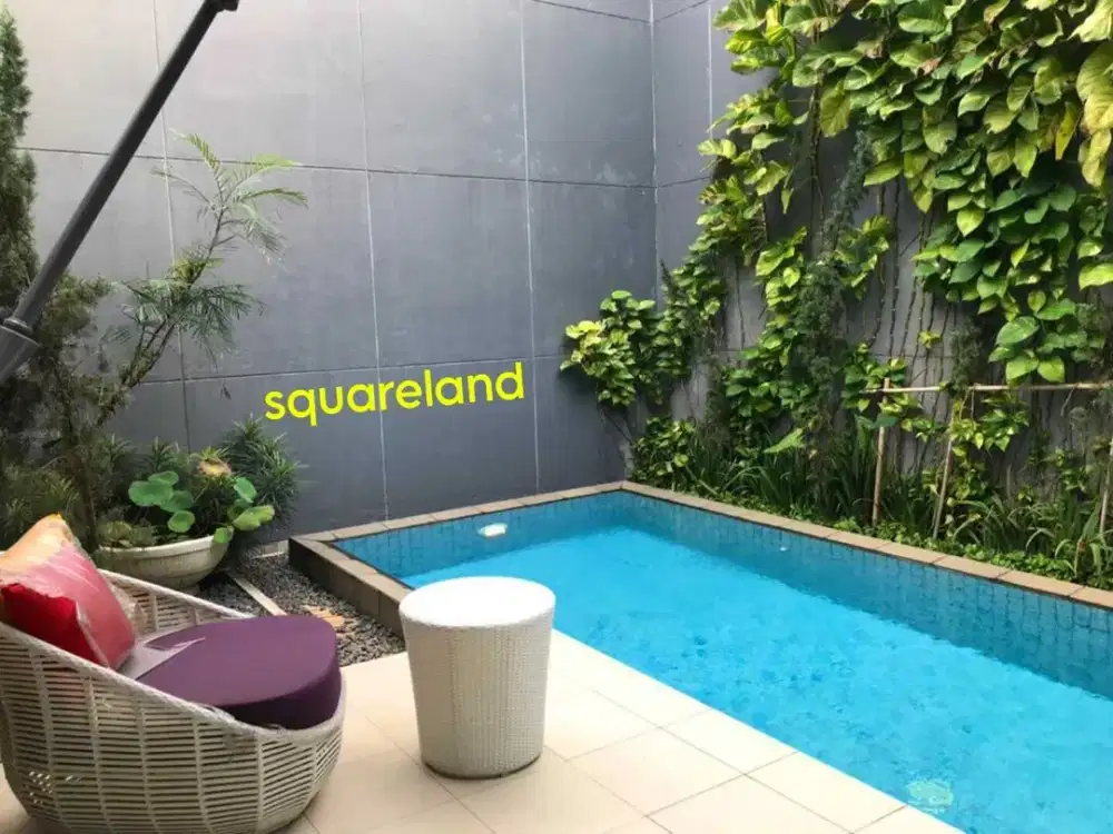 DIJUAL CEPAT RUMAH ADA PRIVATE POOL DI CLUSTER DE MAJA, DE PARK, BSD