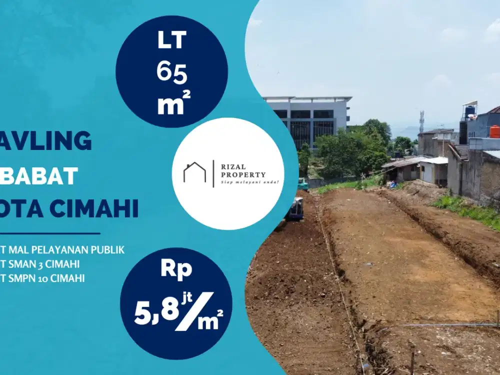 Tanah Permata Cibabat - Lokasi Strategis, Dekat Pemkot & Sekolah!