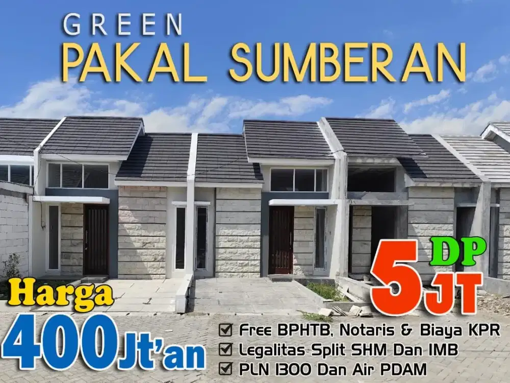 Rumah baru Pakal selatan jalan  raya benowo dp 5jt
