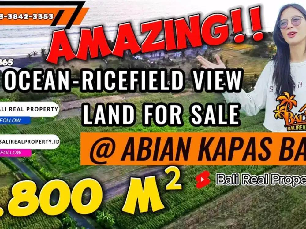 Dekat Pantai Luas Lahan 78 Are Pinggir Jalan Aspal