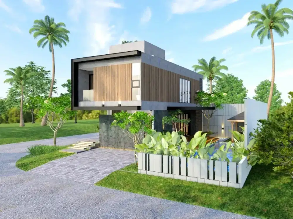 Rumah Hoek Konsep Villa Bangunann Mandiri Eternity, The ICON, BSD City
