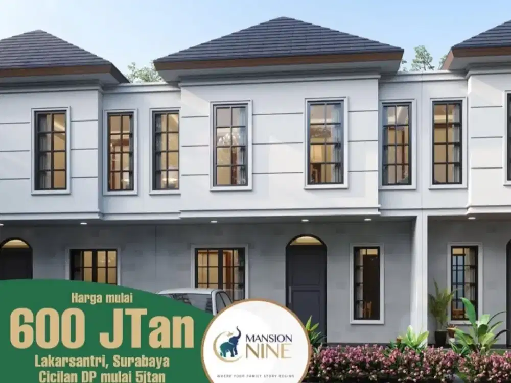 Rumah Baru Start 600Jutaan di Lakarsantri Surabaya