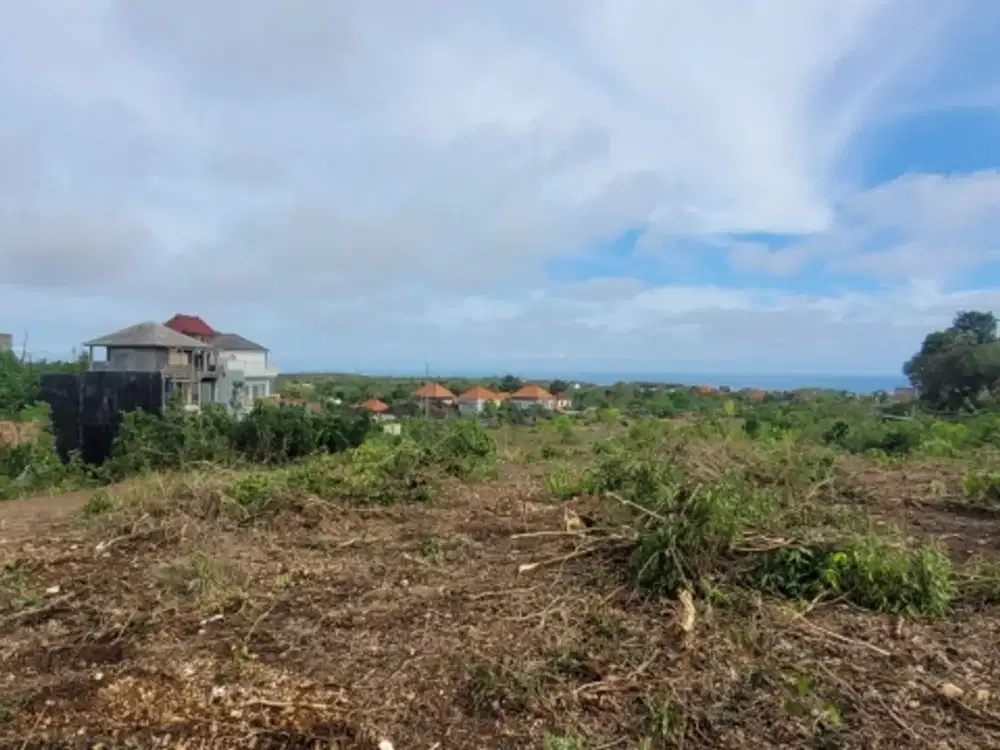 Tanah Full View Laut di Karma Kandara Ungasan Bali, SHM Lengkap