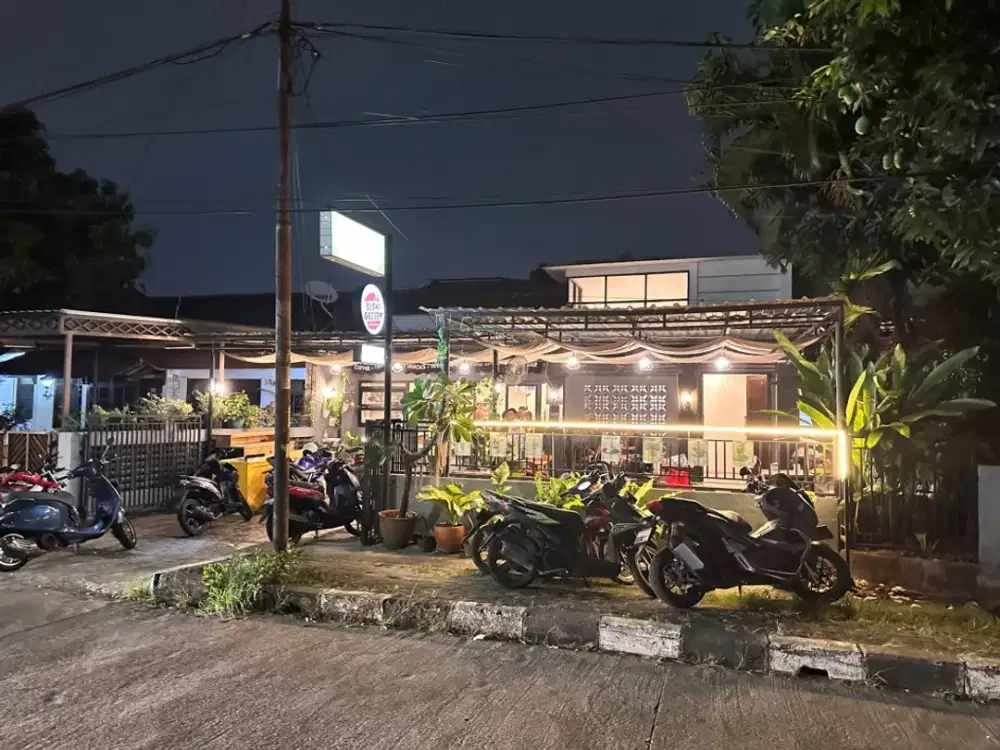 Rumah Pinggir Jalan Raya EX CAFE di Jl Raya Cinere