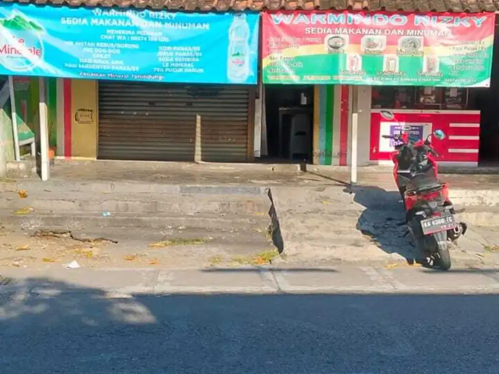 Dijual Cepat Tanah Luasan Kecil Bonus Bangunan Ruko Pinggir Jln Aspal