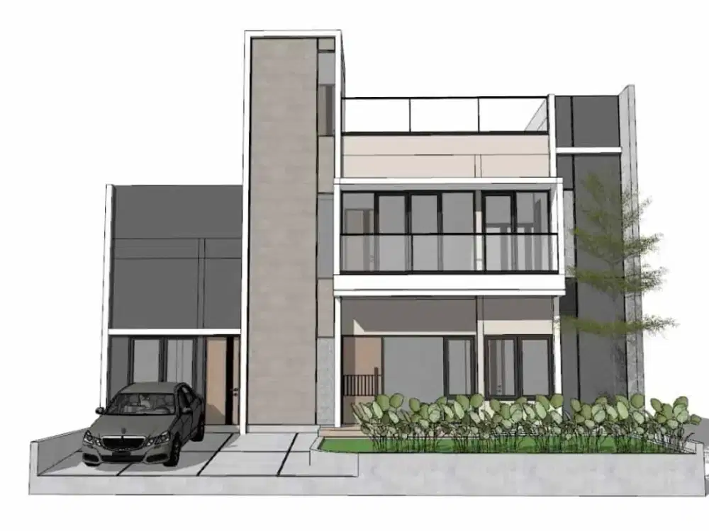 Rumah Sentul City, Cluster Taman Yunani, Bogor, 13x16 m², 3 Lt, HGB